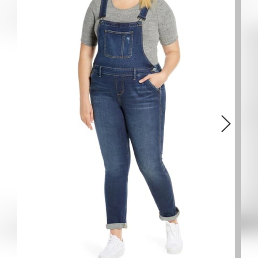 SLINK Jeans Denim Overalls - Picture 2 of 16